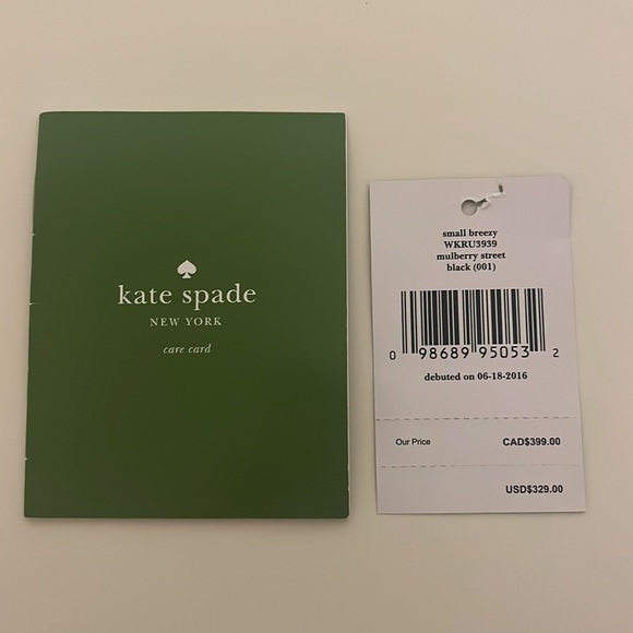 Kate Spade Black Leather Mini Backpack - Picture 3 of 3